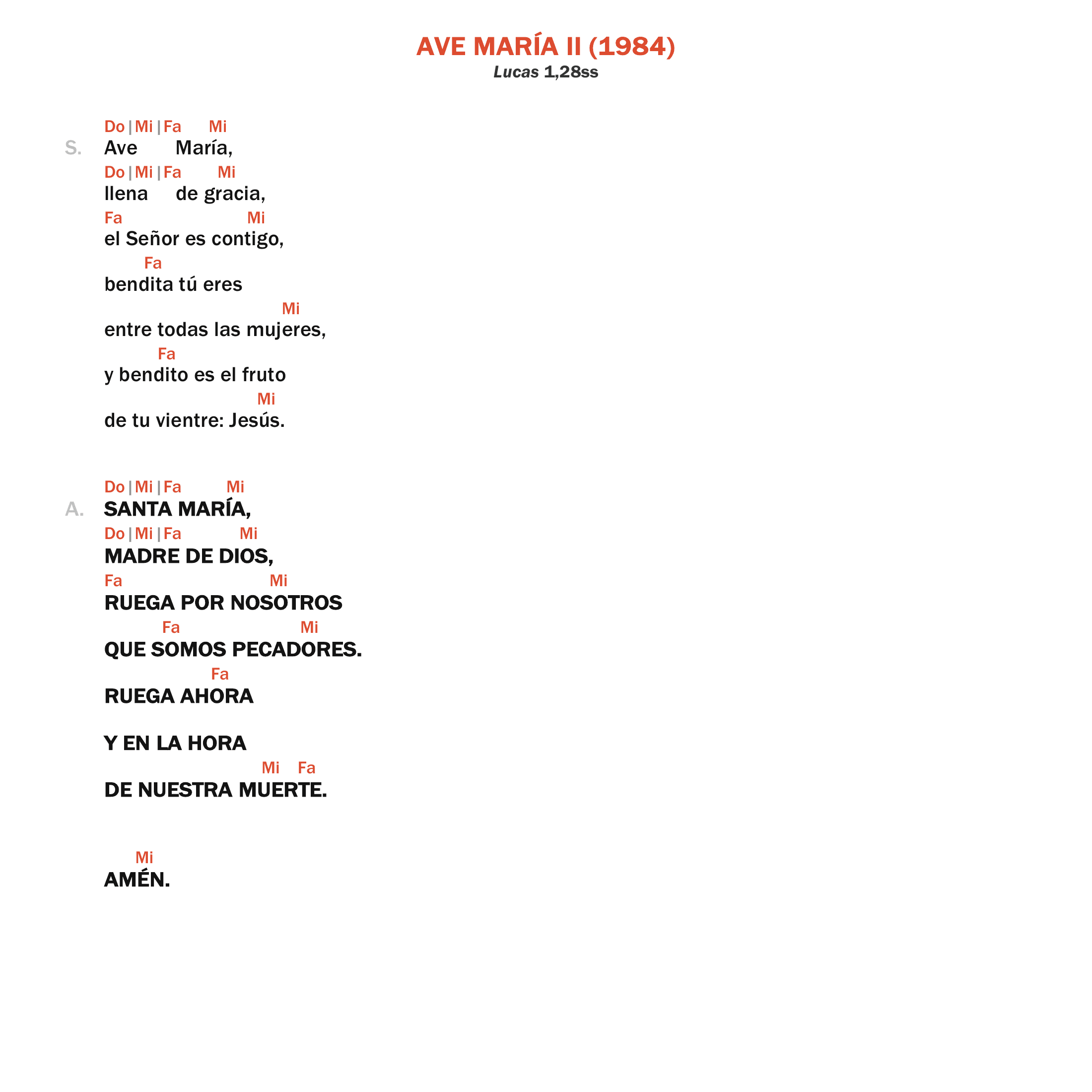 Ave María II (1984)