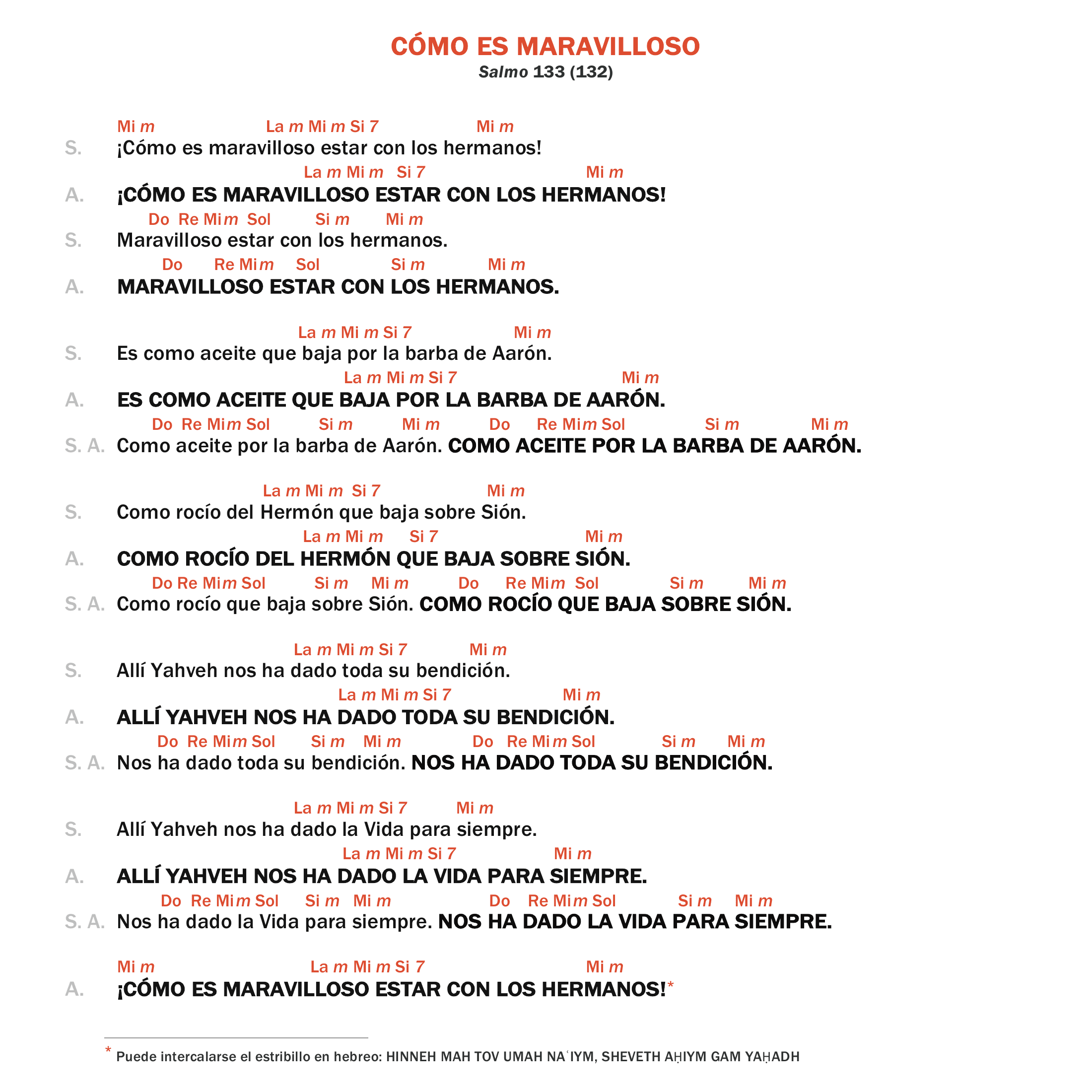 Cómo es maravilloso