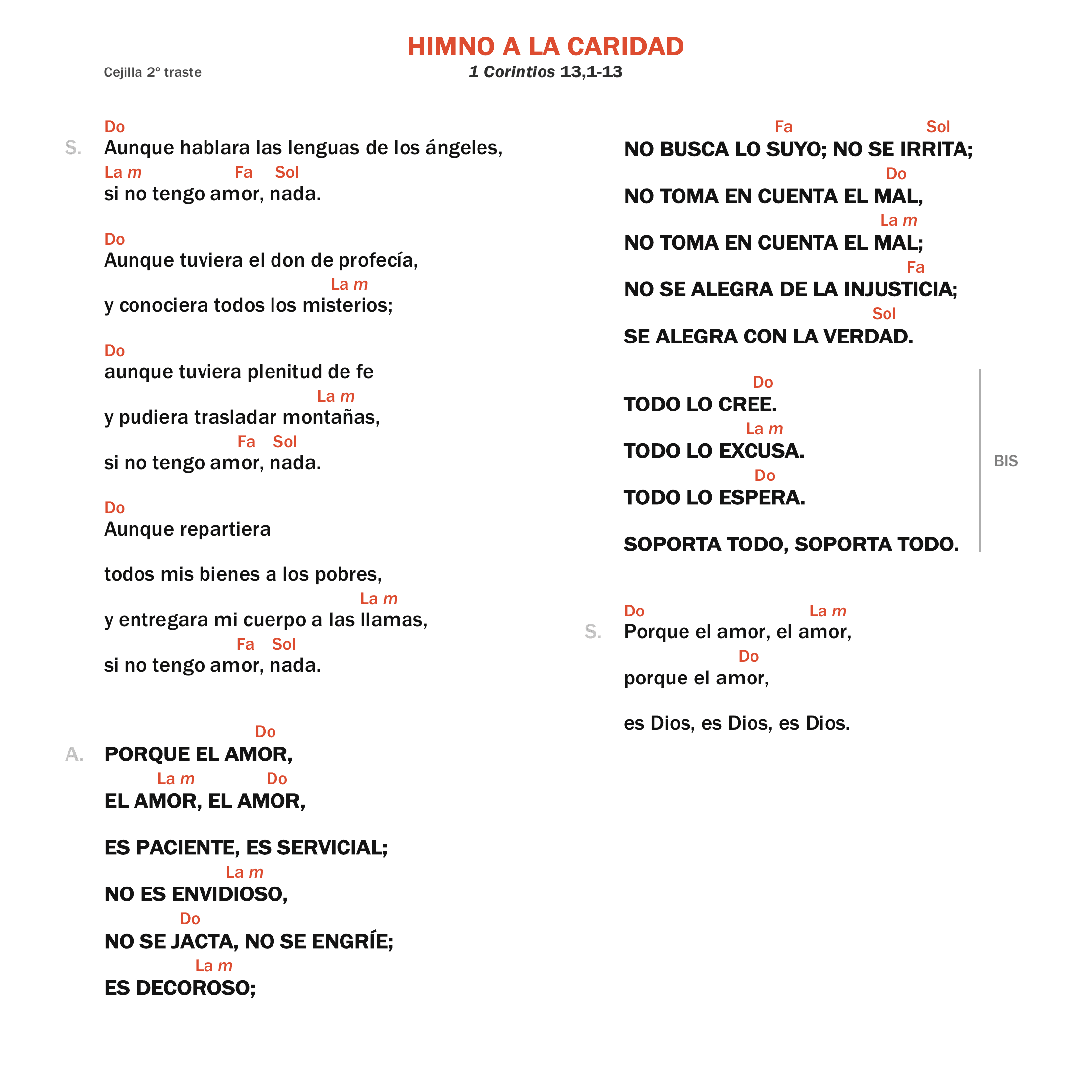 Himno a la caridad
