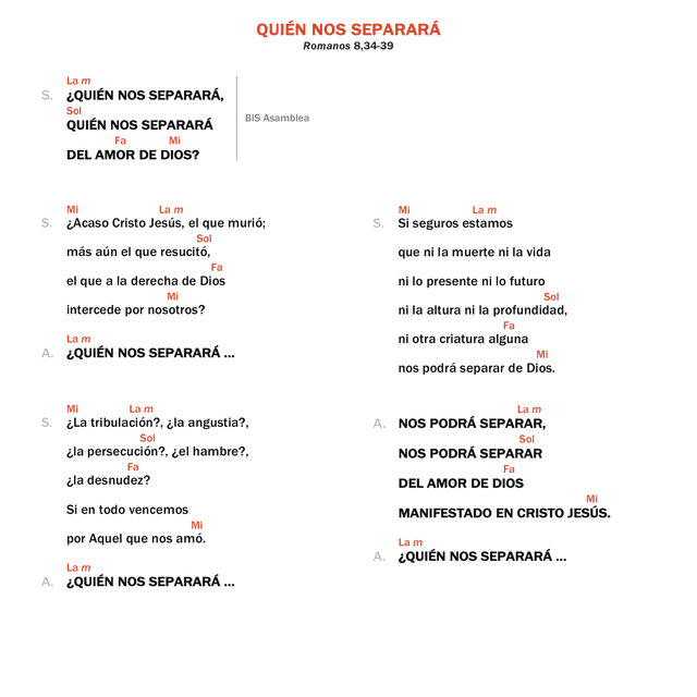 Quién nos separará