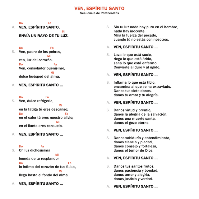 Ven, Espíritu Santo