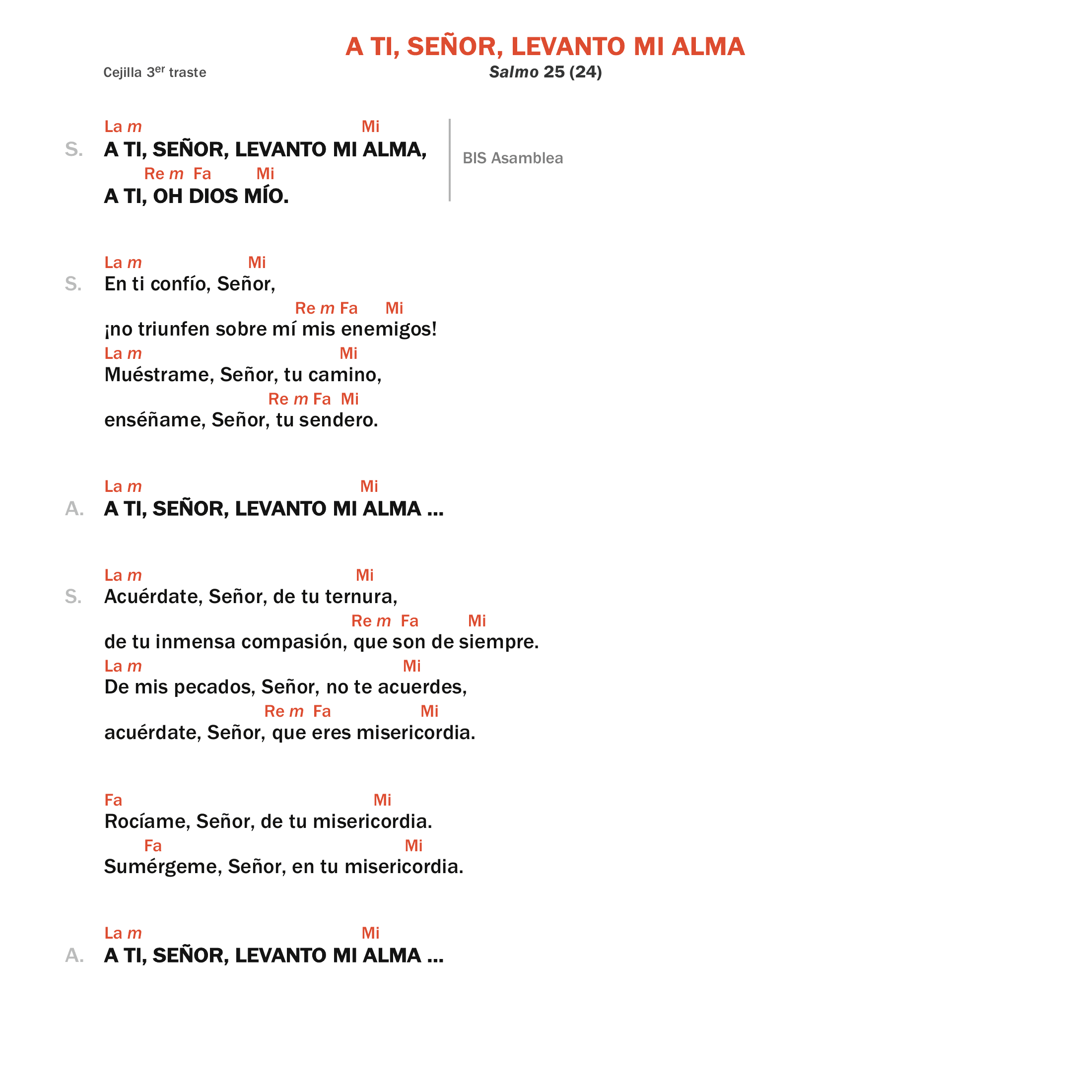 A ti, Señor, levanto mi alma