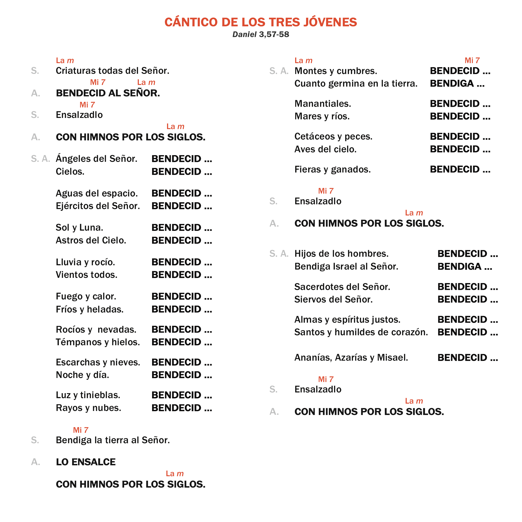 Cántico de los tres jóvenes