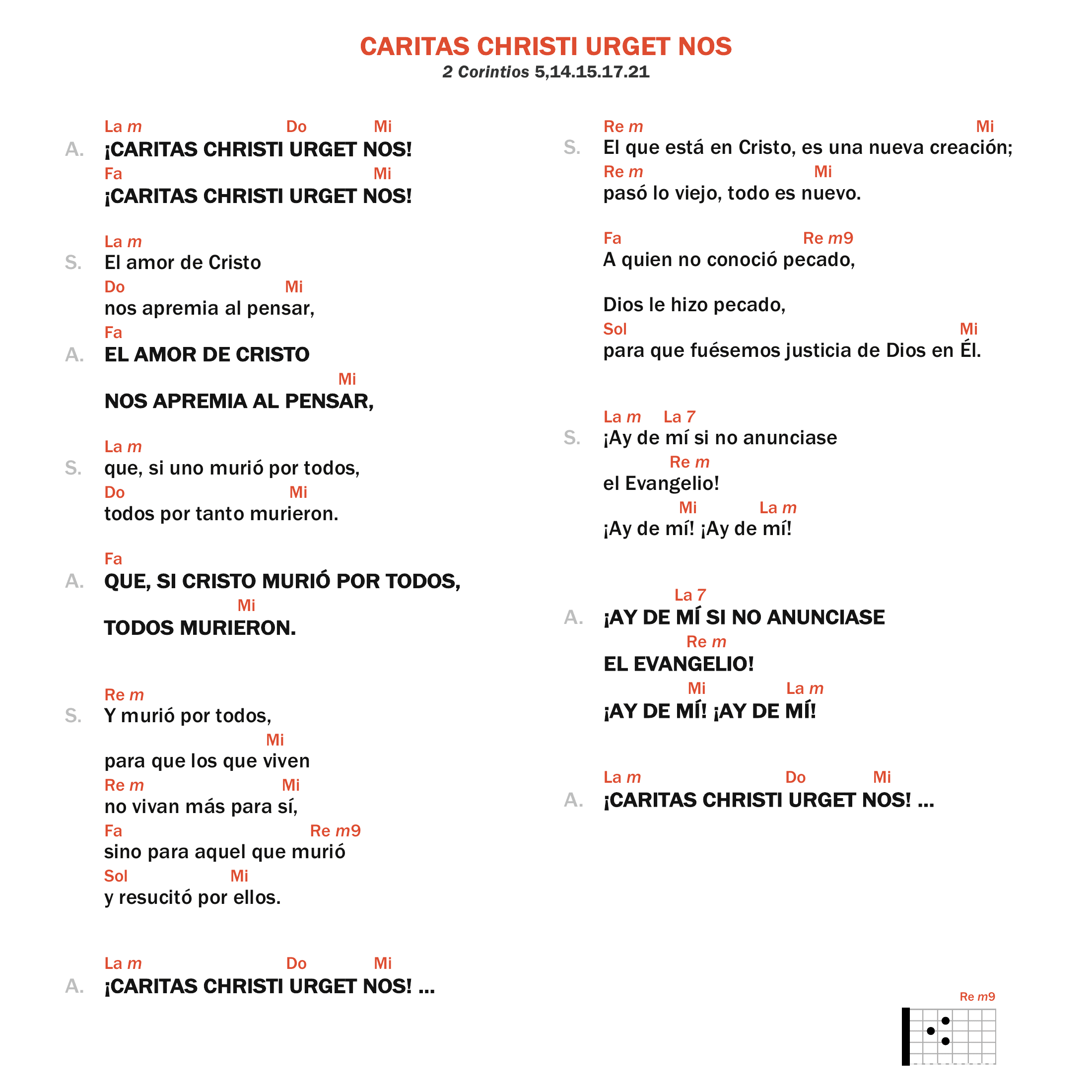 Caritas Christi urget nos