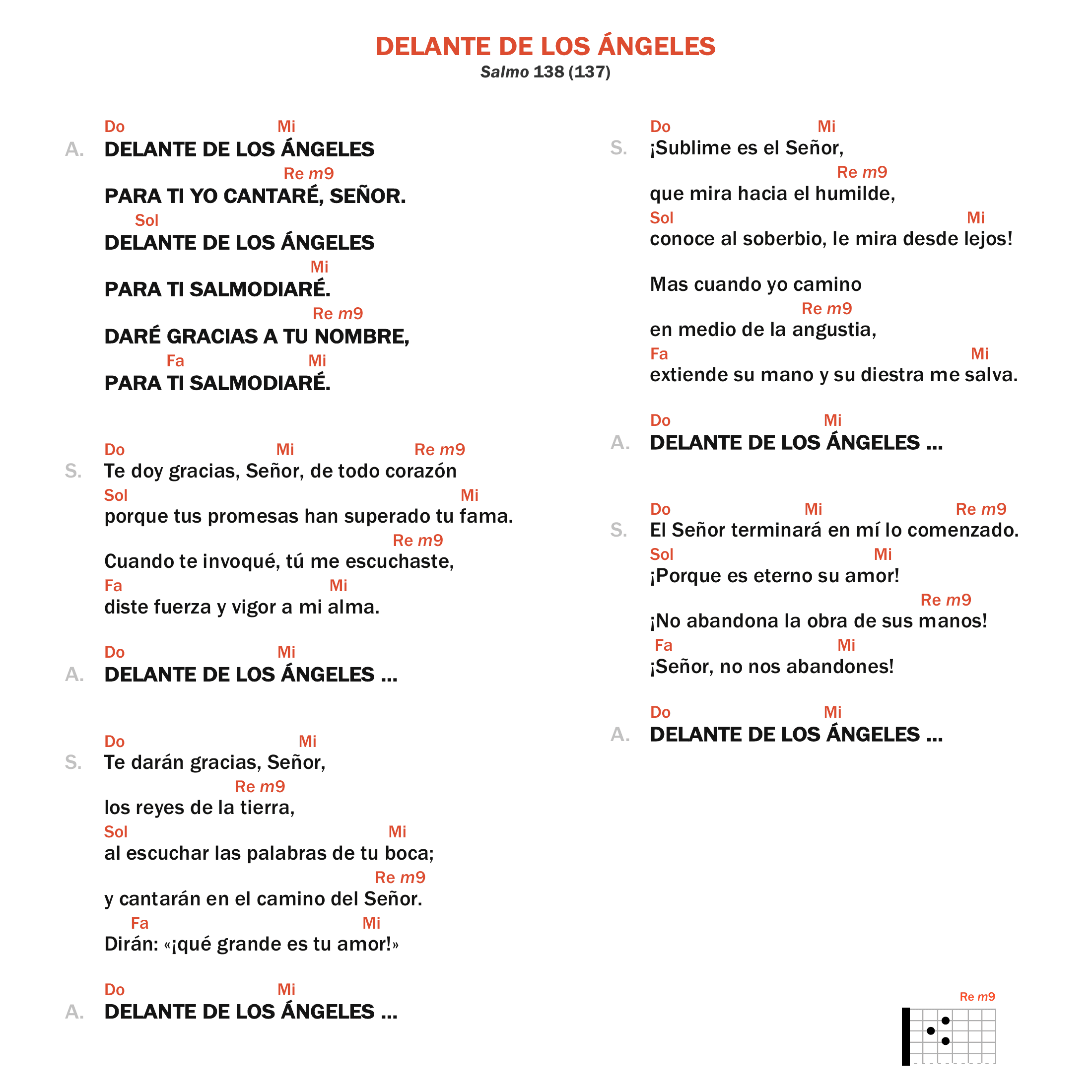 Delante de los ángeles