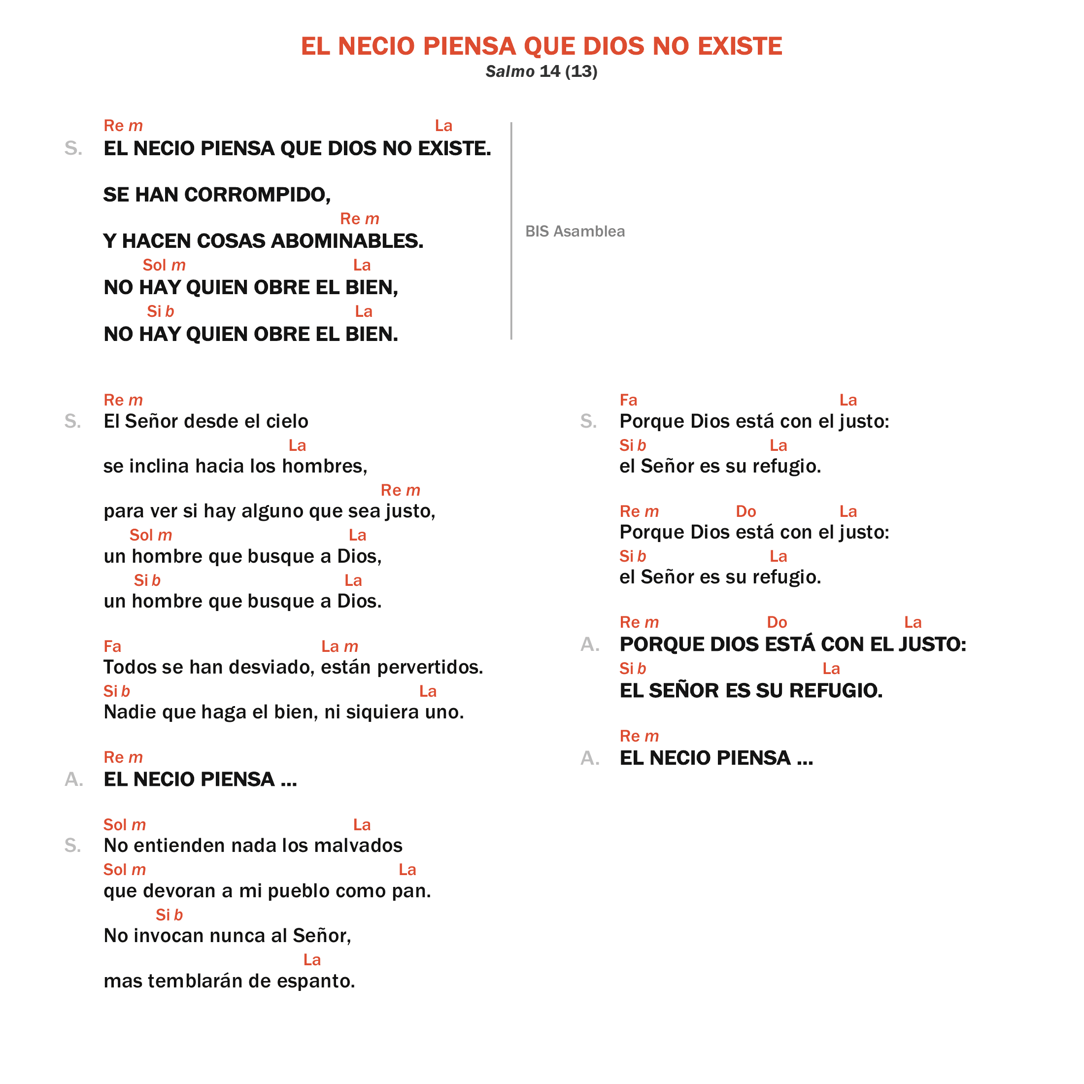 El necio piensa que Dios no existe