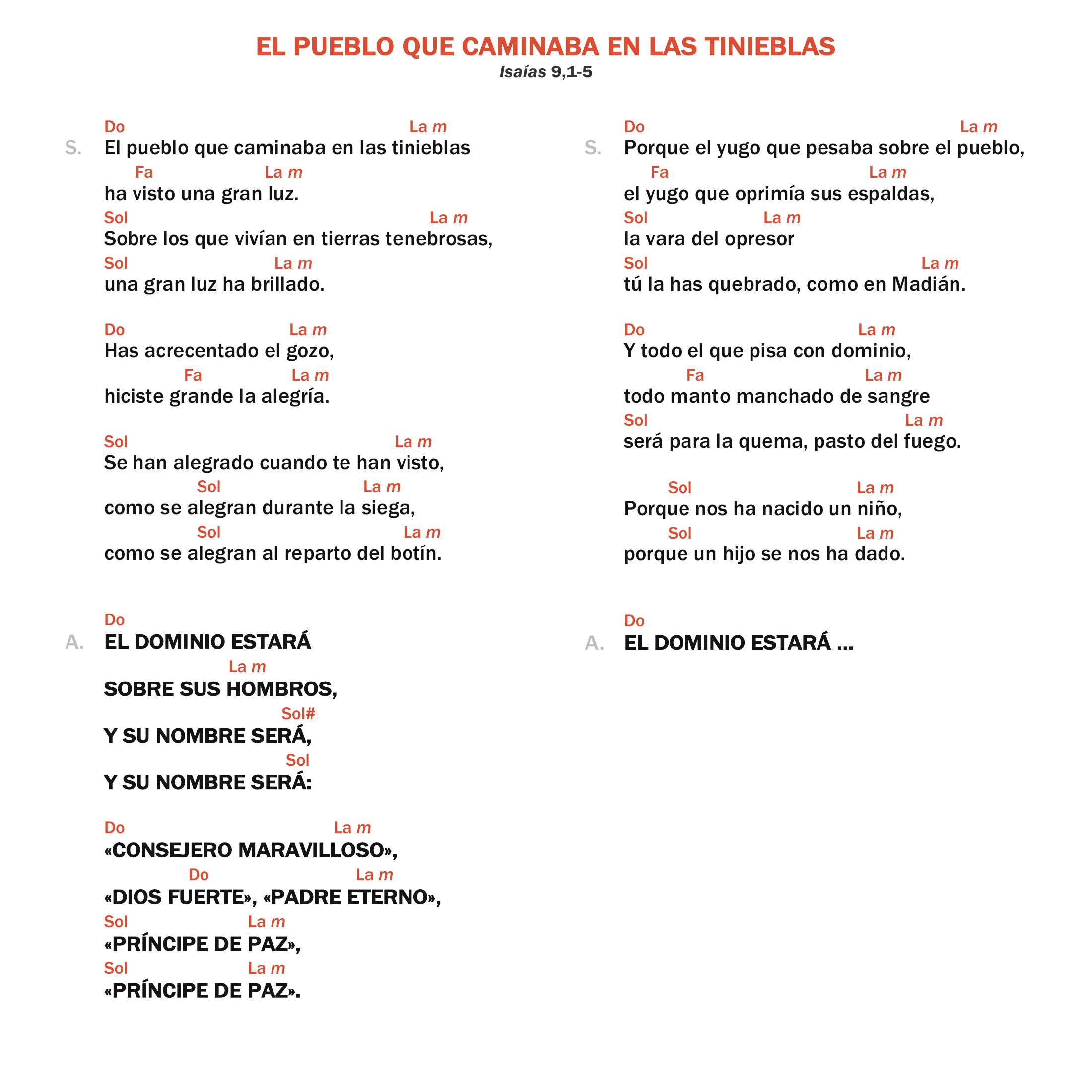 El pueblo que caminaba en las tinieblas