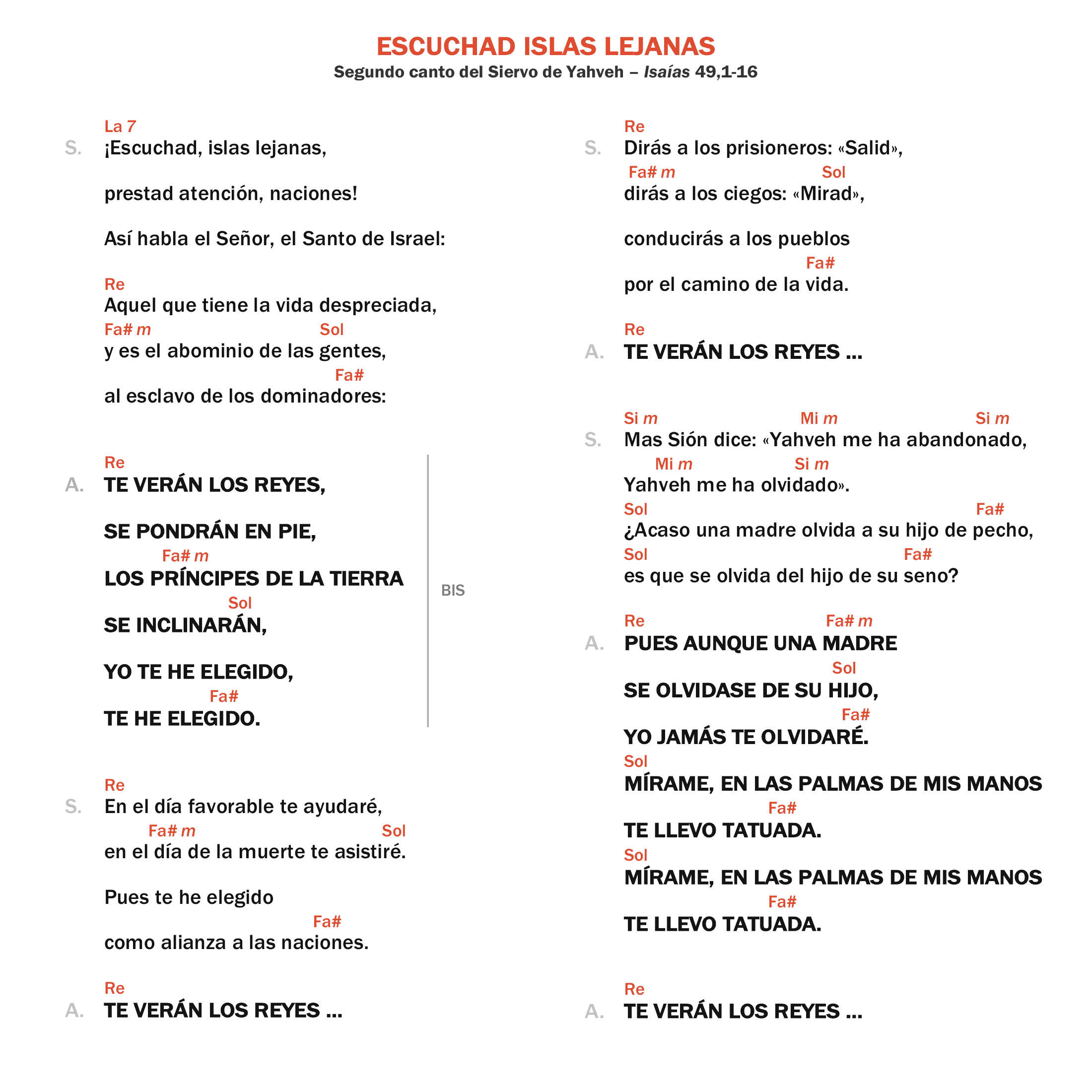 Escuchad islas lejanas