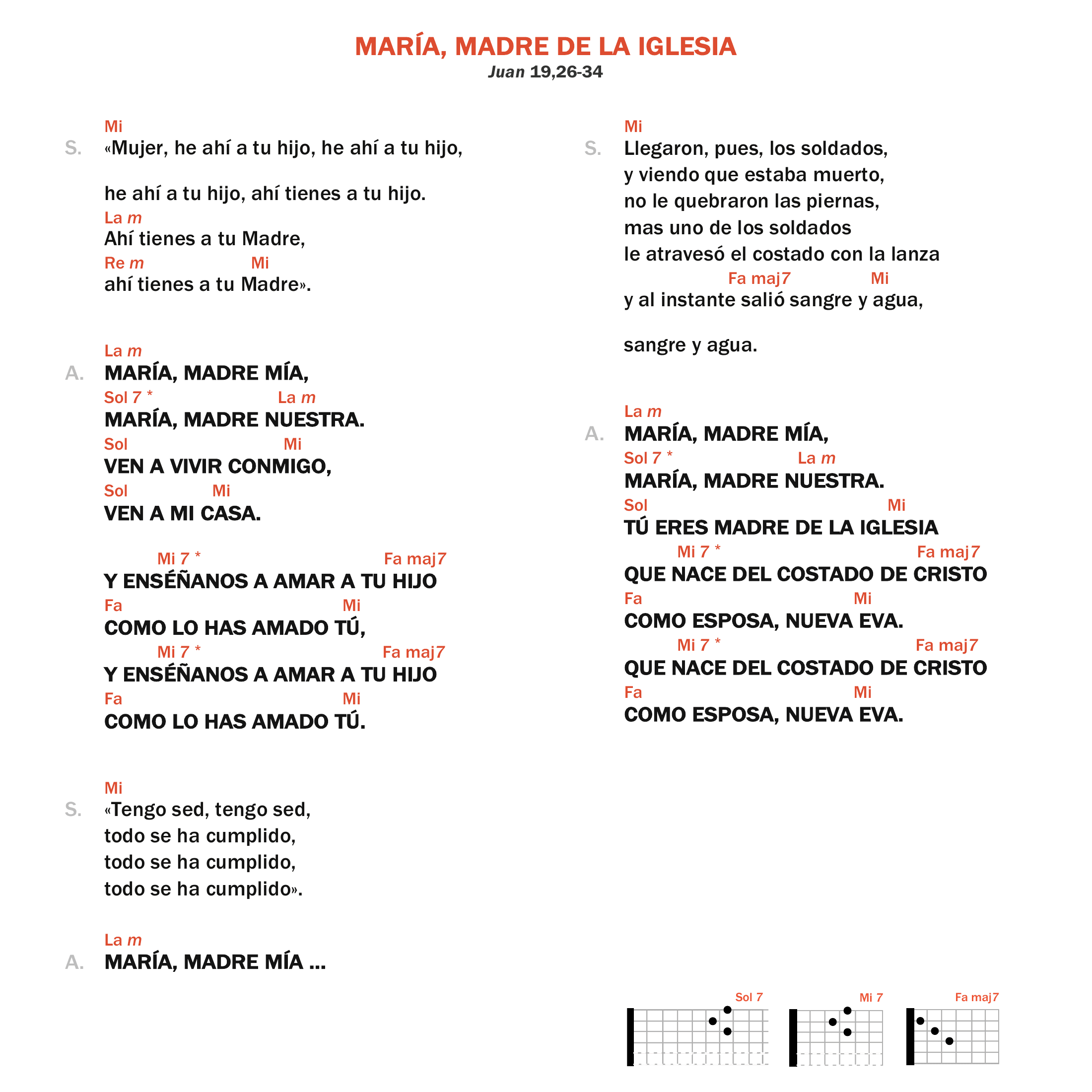 María, Madre de la Iglesia