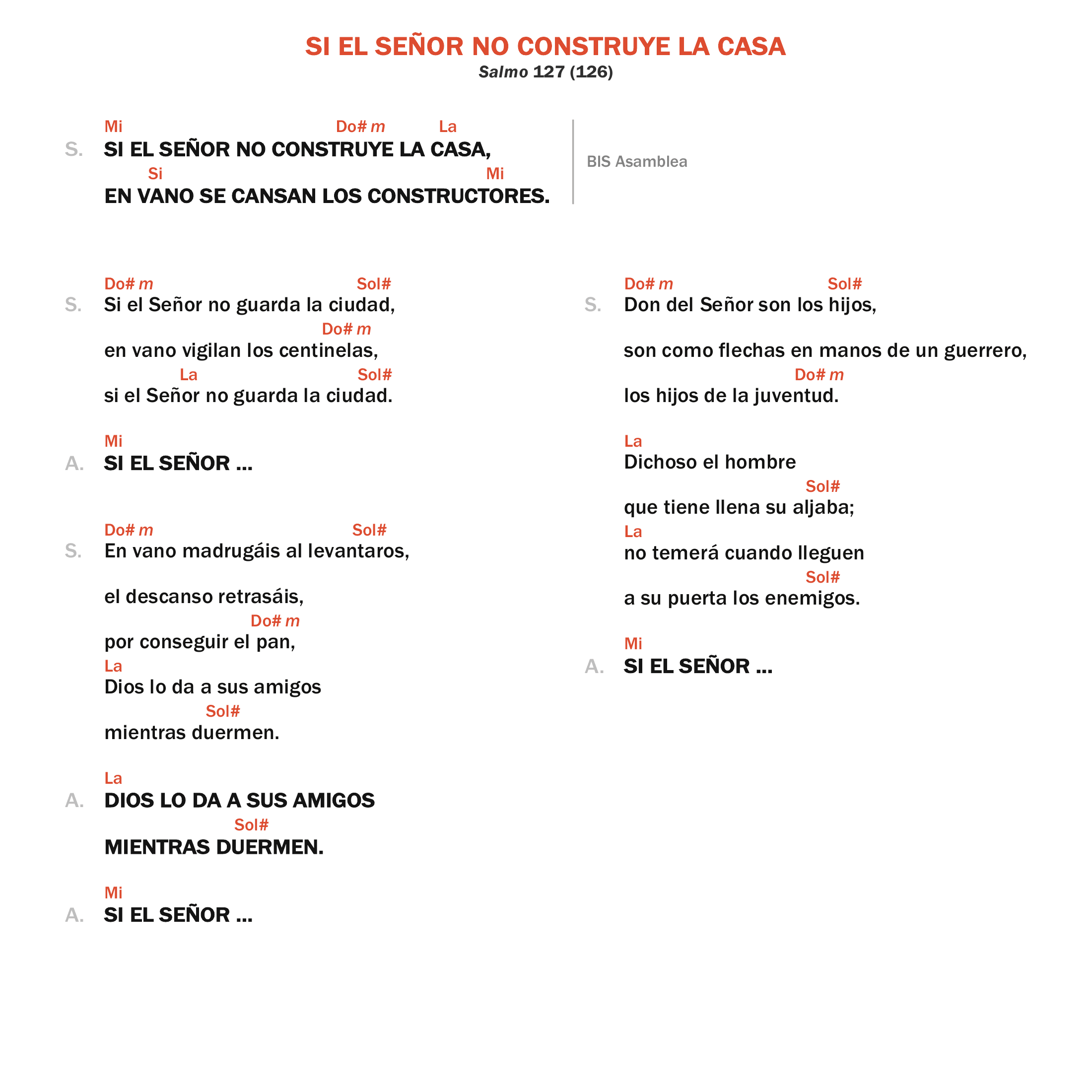 Si el Señor no construye la casa