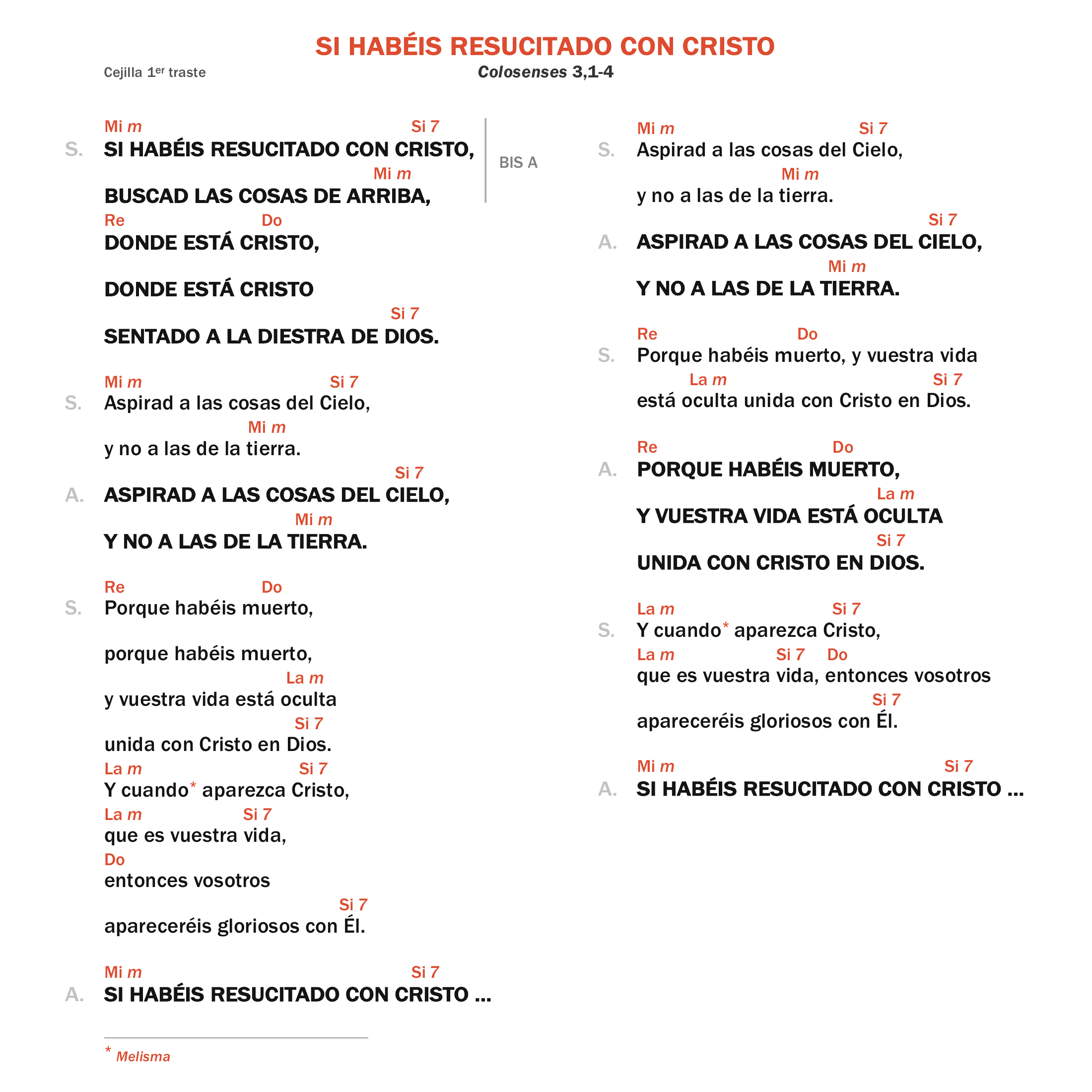 Si habéis resucitado con Cristo